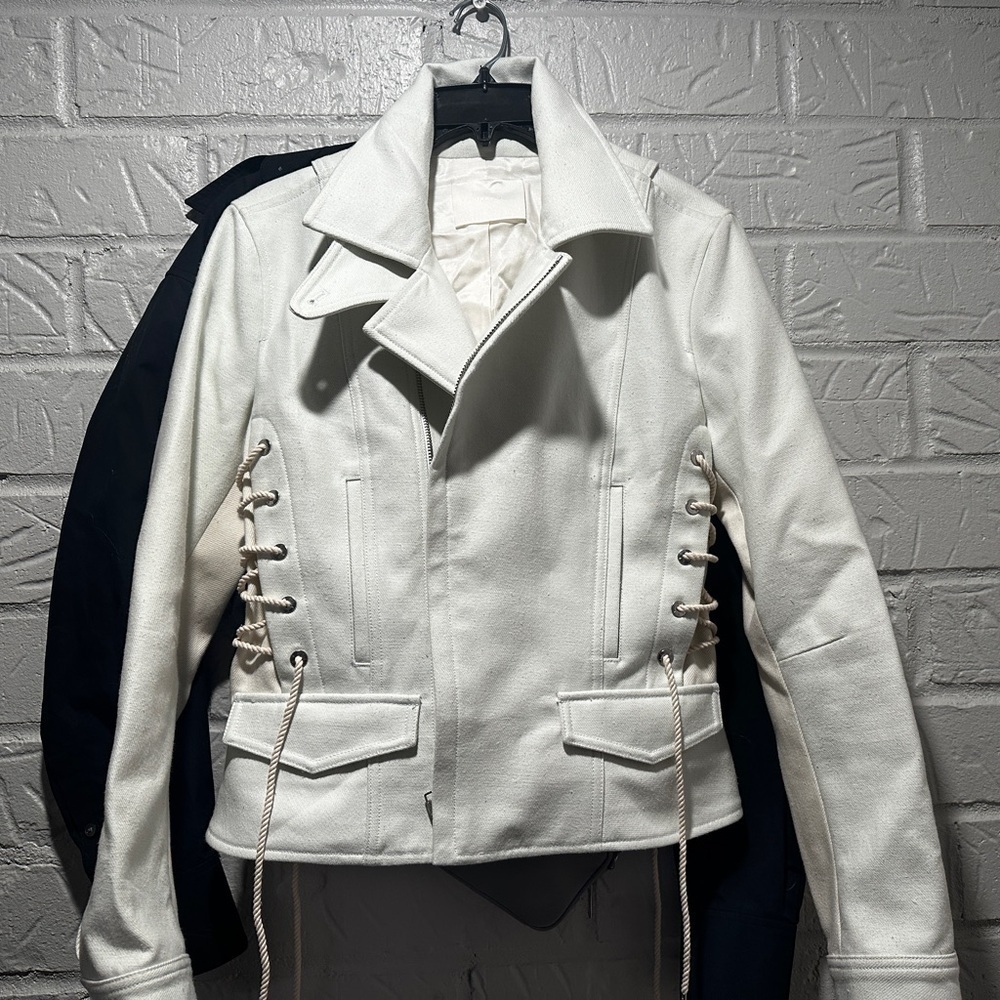 Dion Lee Shrunken Trench Jacket Size 4 - Picture 4 of 16